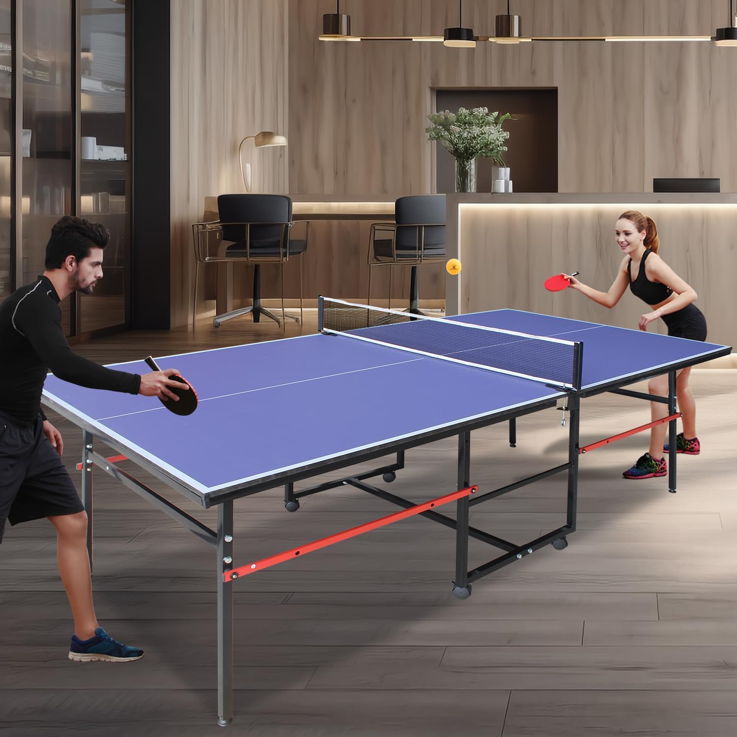 Mesa de pingue-pongue portátil - Table Tennis Olympics avaliação e preço