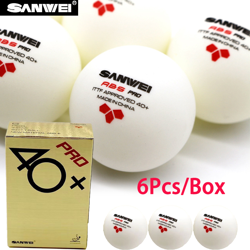 SANWEI ABS PRO 3-Star 40+ Bola - Table Tennis Olympics avaliação e preço