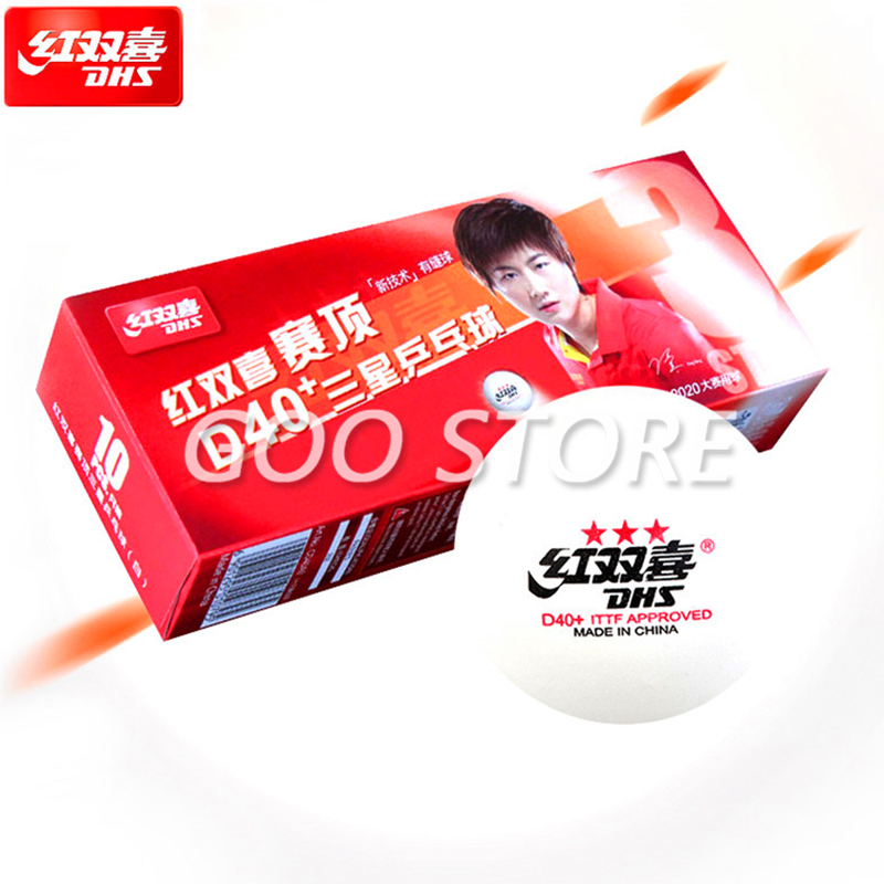 Dhs 3 estrelas d40 + bola de t - Table Tennis Olympics avaliação e preço