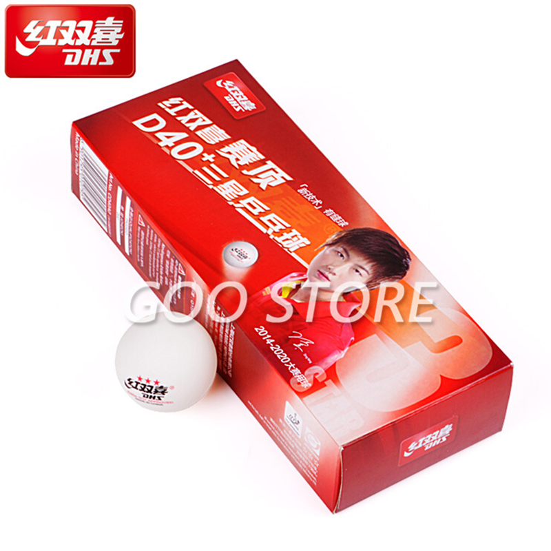Dhs 3 estrelas d40 + bola de t - Table Tennis Olympics avaliação e preço
