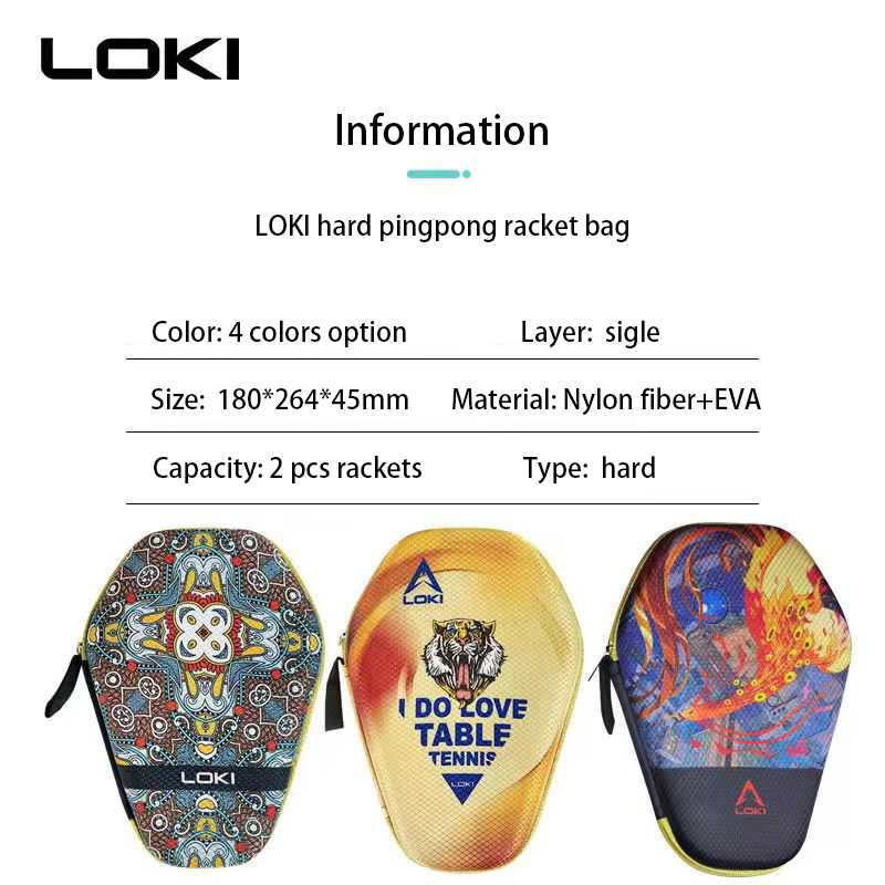 LOKI-Saco De Raquete De Tênis  - Table Tennis Loki avaliação e preço